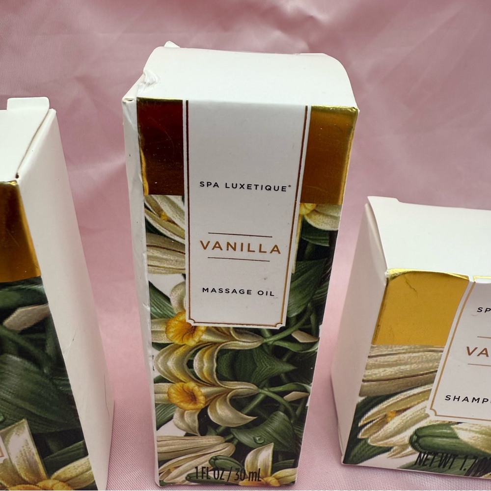 ✨ Spa Luxetique Vanilla Bath & Body Gift Set ✨ Lotion • Hand Cream • Bath Salt - Picture 5 of 10